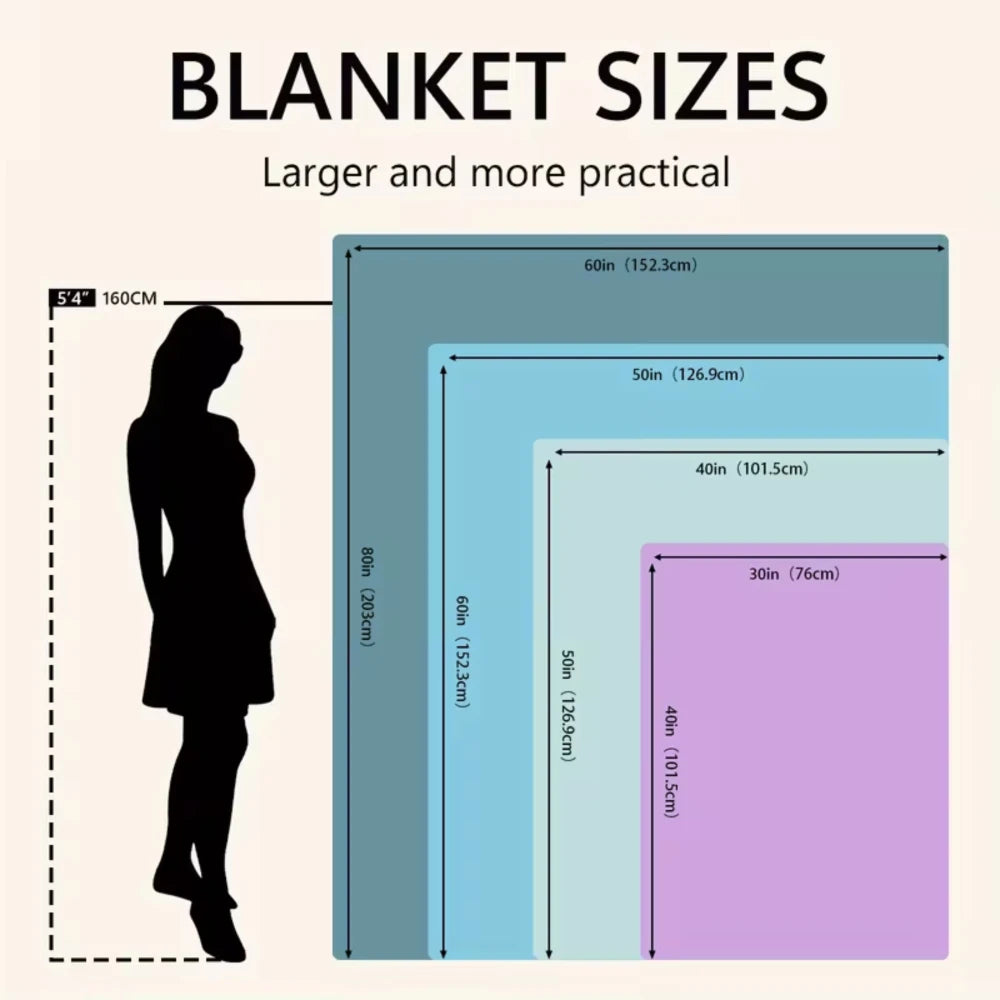 1pc Hello Fall Print Flannel Blanket Soft Comfortable Warm Bed Cover Autumn Winter Season Home Decor Halloween Thanksgiving Christmas Gift