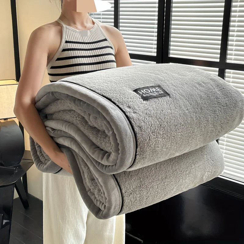 Ultra Soft Half Plush Blanket  Velvet like Fuzzy Throw  Cozy Warm for Bed Couch  Super Fluffy All Sizes (Twin/Full/Queen/King)