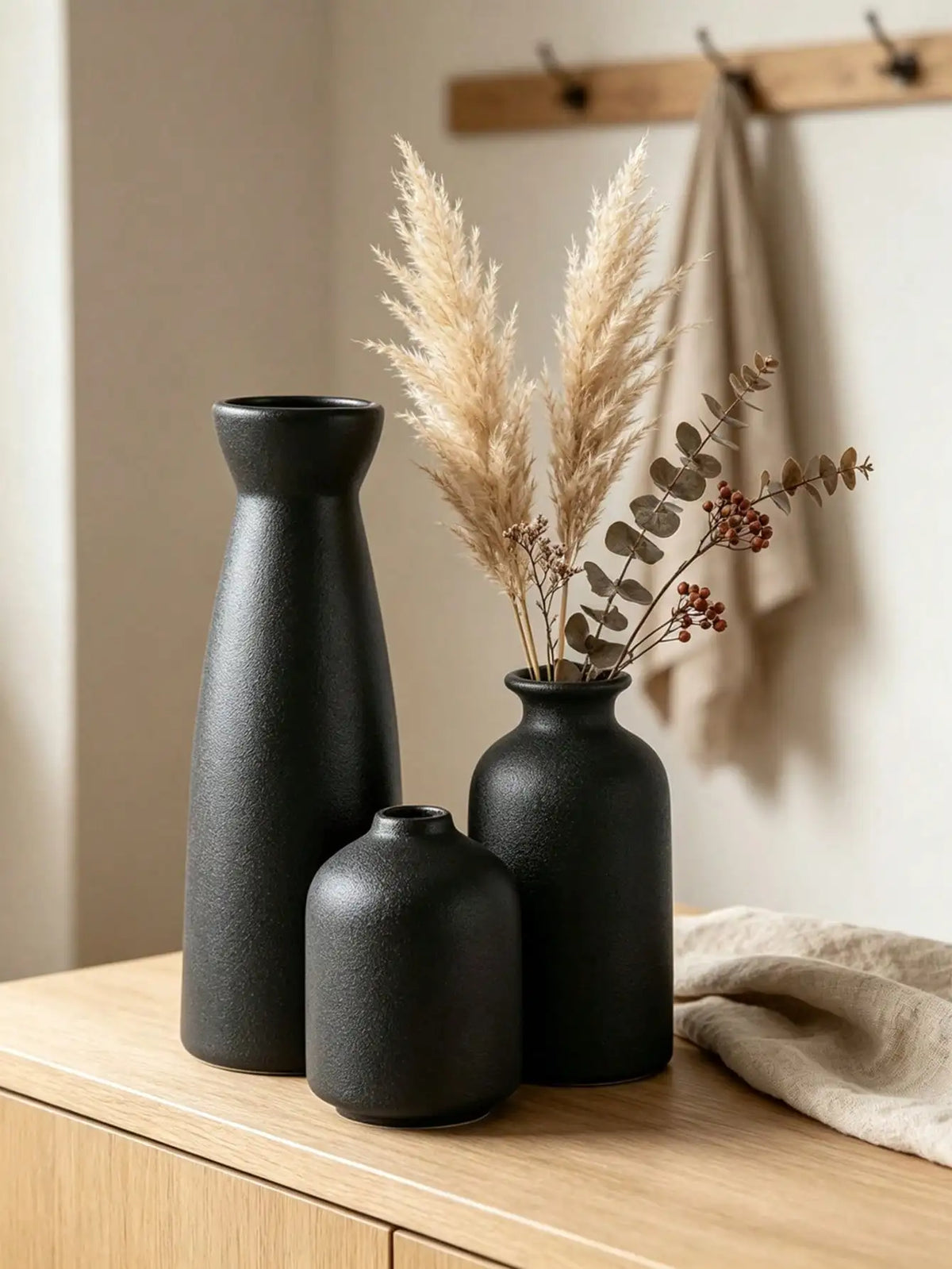1pc/Set Of 3pcs Minimalist Small Flower Vases, Simple Nordic INS Style Home Decor Floral Vase For Living Room, Bedroom, Tabletop，sh2410172361476738
