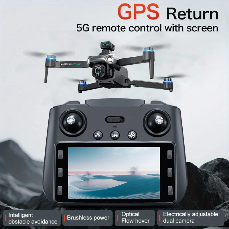 ZNLYRION GPS Drone Optical Flow Positioning Dual Camera