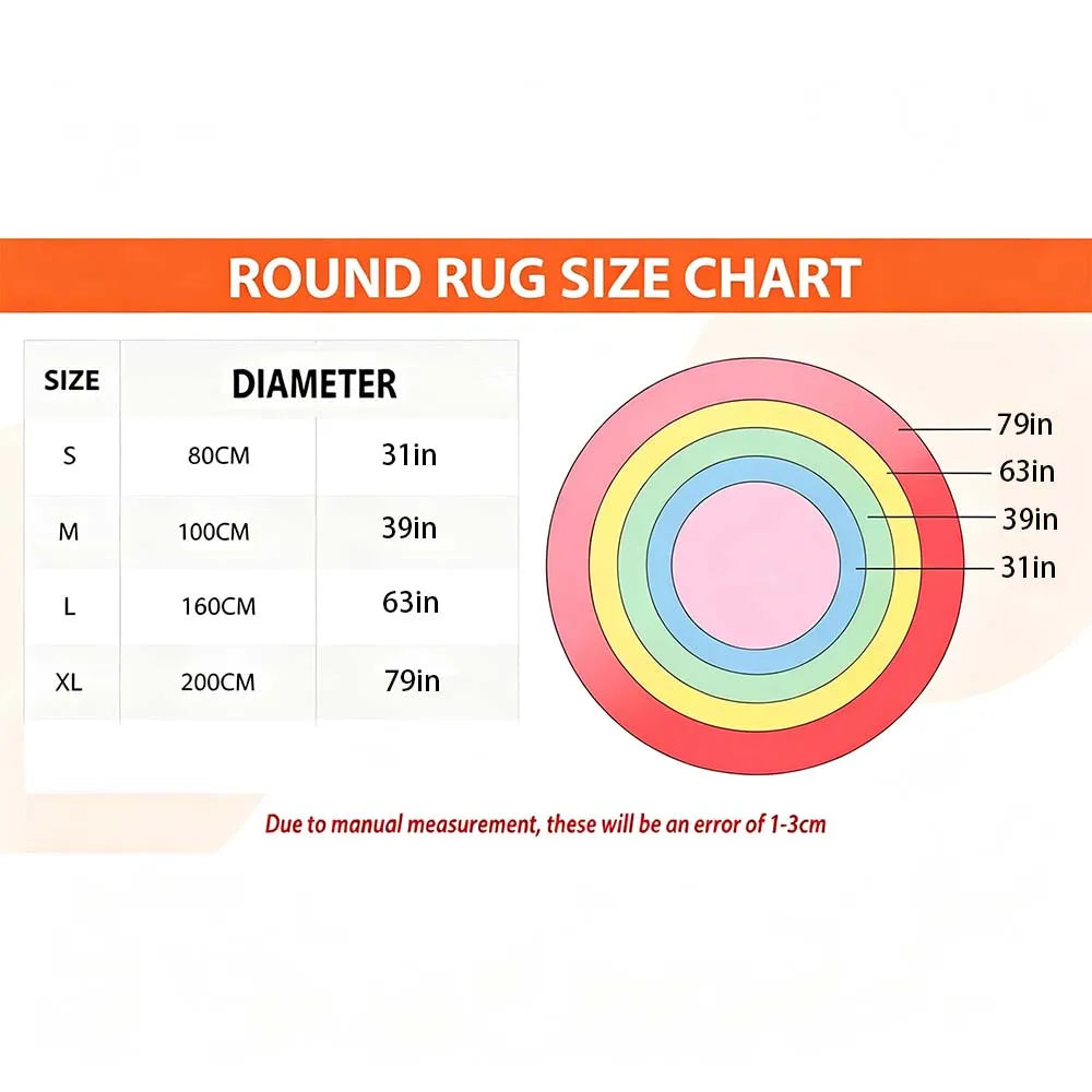 1PC Autumn Harvest Pumpkin 2D Illusion Circular Carpet, Thanksgiving Retro Maple Leaf Pattern Printed Carpet, American Rural Home Decoration, Suitable for Living Room, Bedhead, Bedroom, Home Floor Mat, Festival Party