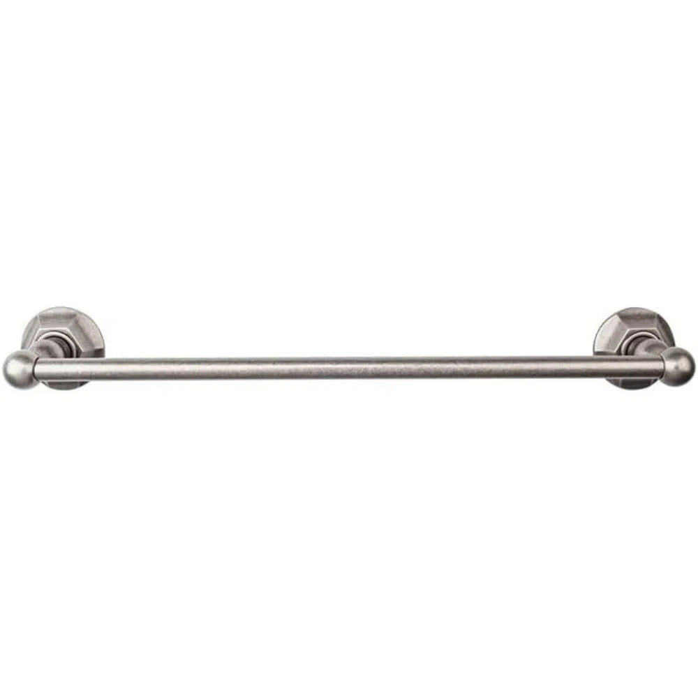 Top Knobs ED10ORBF Edwardian Bath 30 Inch Single Towel Bar Rope Backplate, Oil Rubbed Bronze