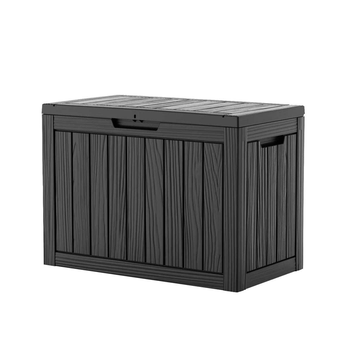 260 Gallon Weather Resistant Resin Deck Storage Box Lockable Waterproof Outdoor Patio Garden Pool Storage Chest for Cushions Tools Supplies