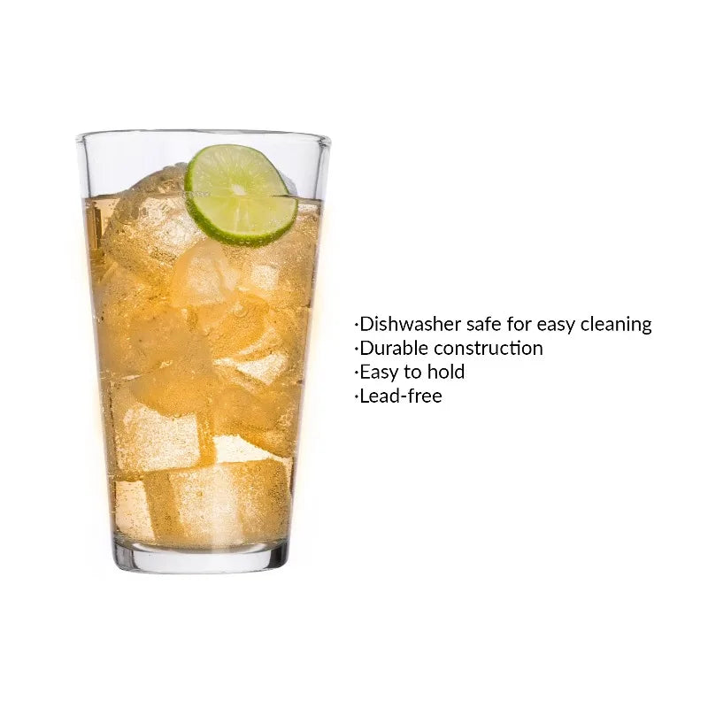 16 oz Clear Pint Glass