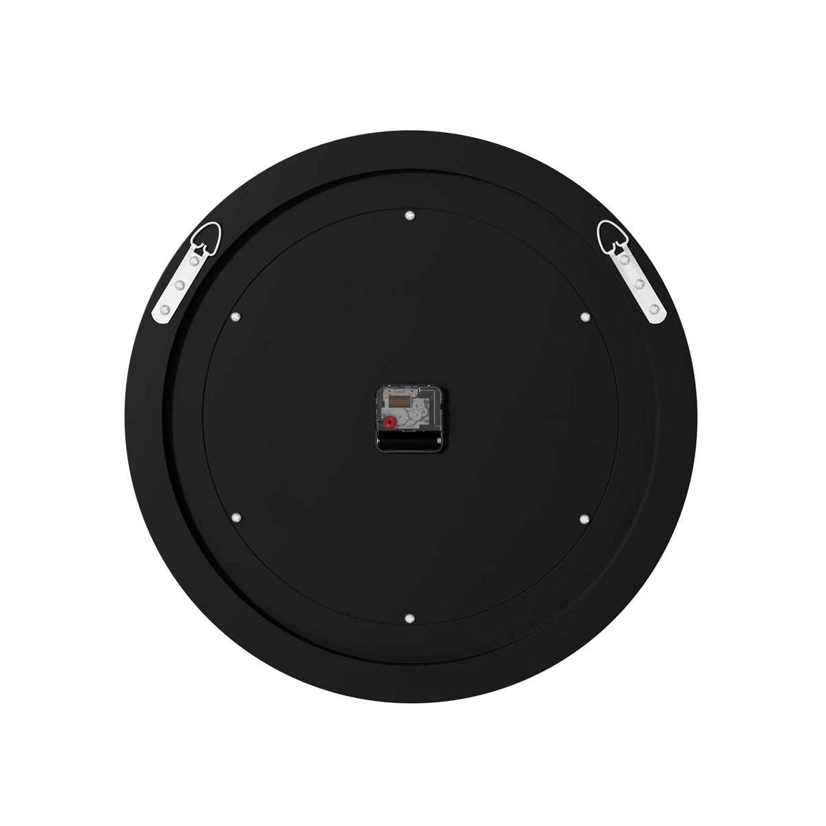 Large Wall Clock Silver Tawny Tinted Crushed Diamond Inlay Clock 80CM Round Decorative Mirrored Clock