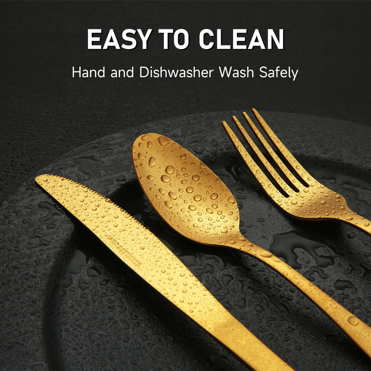 HANSMART 20 Piece Stainless Steel Flatware Set For Four