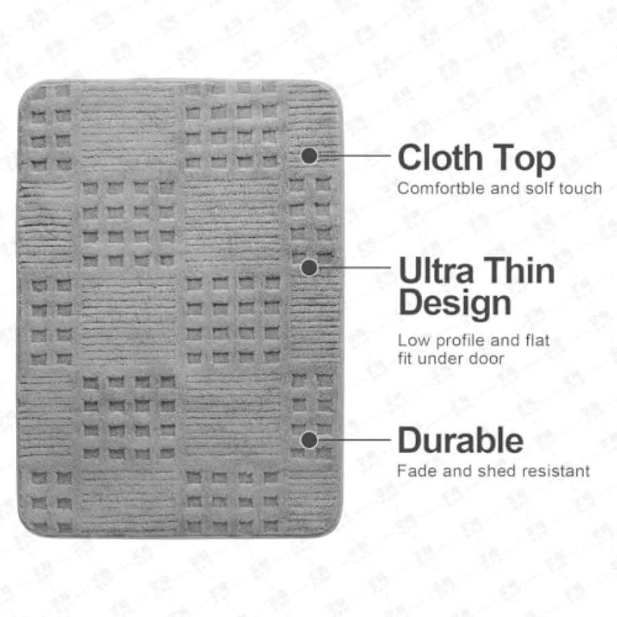 Non-Slip Bath Mat, Ultra Absorbent Quick Dry Bathroom Rug