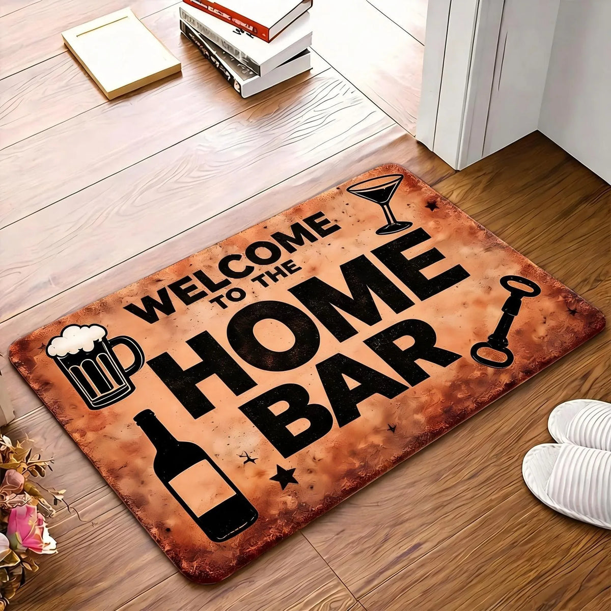 1pc, 2pcs, 3pcs Music Room Decorative Rug, Flannel Floor Mat with Non-slip Rubber Base, Durable, and Washable. Suitable for Foyer, Entry Door, Kitchen, Bedroom, Living Room, Office, Bathroom, Balcony, Hallway and Porch, Ideal