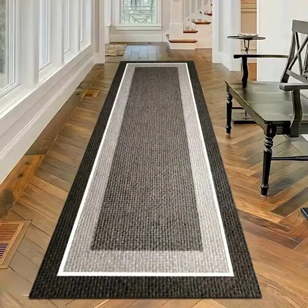 Extra Large Rectangular Area Rug for Hallway, Entryway and Living Room, Long Runner Mat for Outdoor Dining and Family Gatherings, Kitchen, Doorway and Bathroom, Non-Slip PVC Backing, Stylish Print