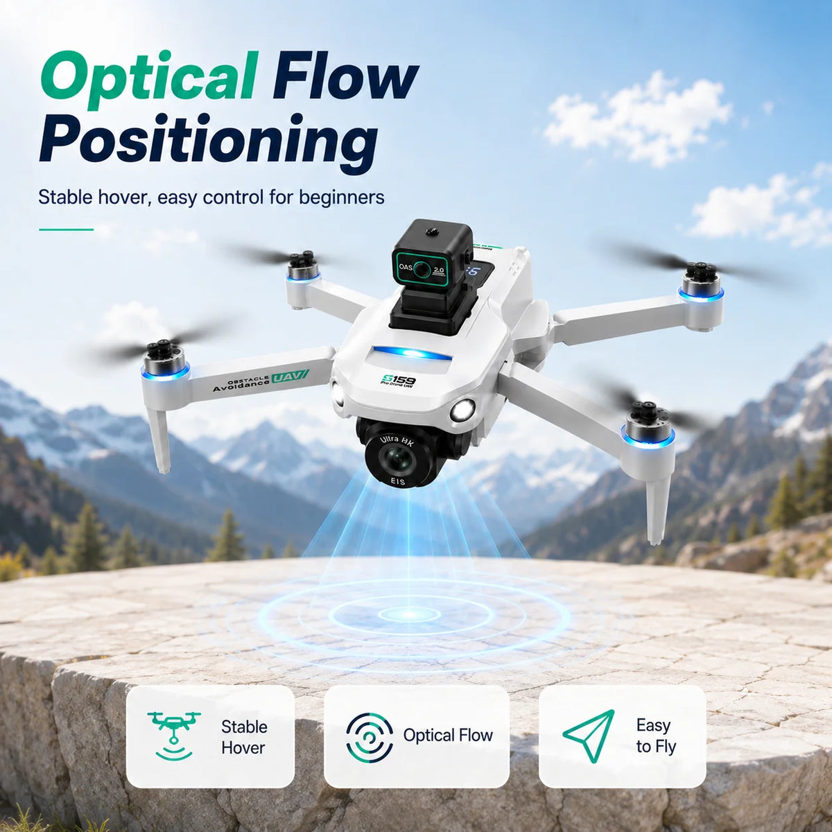 ZNLYRION Brushless GPS Drone With 8K Camera 20 Minute Flight