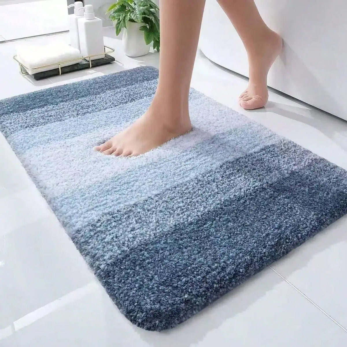 Bathroom Rugs Mat Extra Soft Absorbent Microfiber Bath Rugs, Rubber Backing, Quick Dry, Machine Washable Bath Mats For Bathroom Floor, Tub And Shower, Home