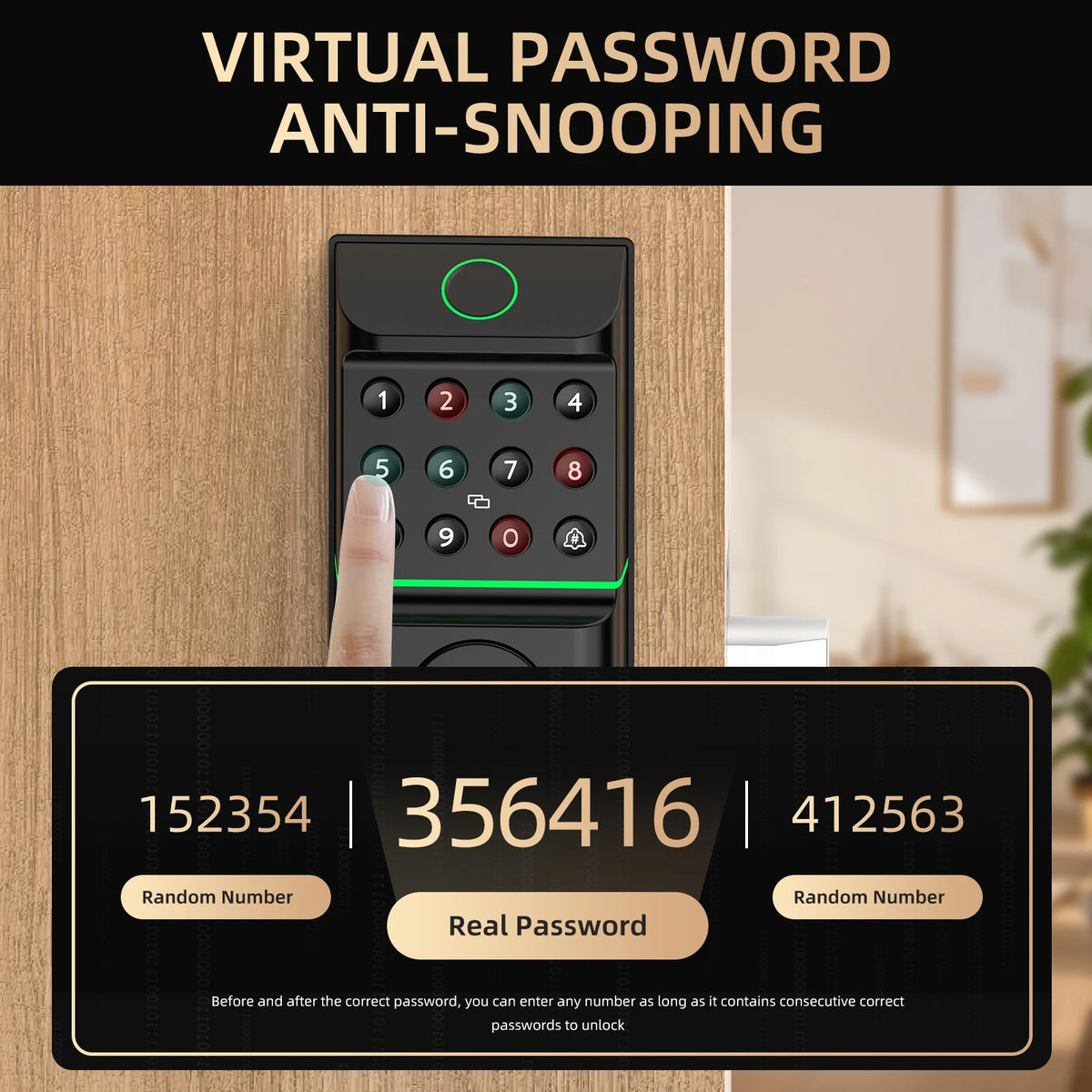 Viladepot Smart Lock Keyless Fingerprint Keypad Deadbolt Bluetooth App Control