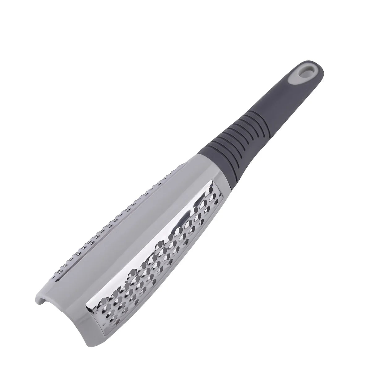 2026 NEW Stainless Steel Double-sided Grater Multifunctional Cheese Grater Potato Loofah Grater Kitchen Gadget Non-slip Handle