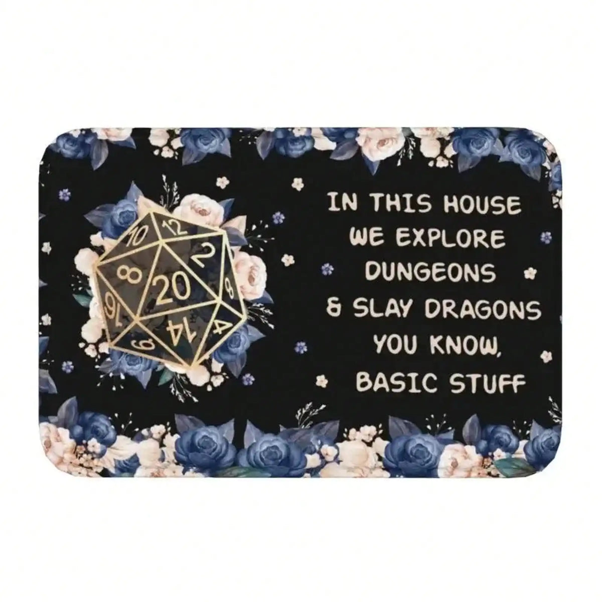 Custom Game House Initiative Doormat Non-Slip Entrance Kitchen Bath Floor Door Mats Garden Rug Carpet Footpad